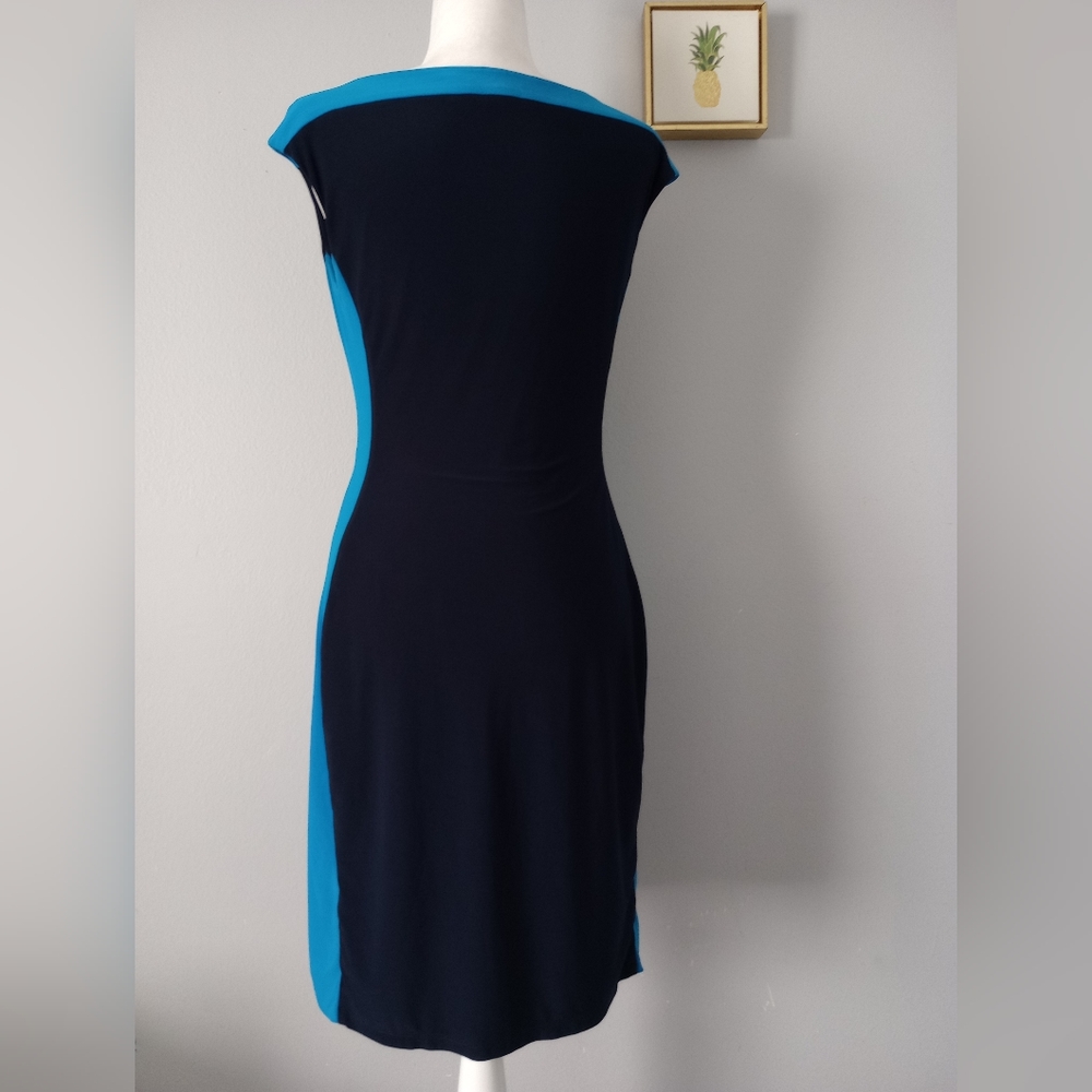 Ralph Lauren Style shift sleeveless Size 8 Good Condition Navy Blue   Pull On - Picture 7 of 8